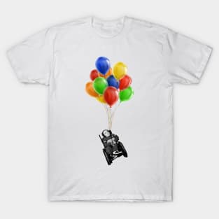 Eric the Actor Flying with Balloons T-Shirt